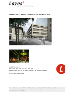 Genderprüfung Neubau Universität von Roll-Areal, Bern