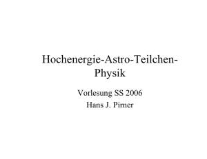 Hochenergie-Astro-Teilchen