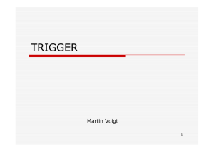 trigger - Projektlabor