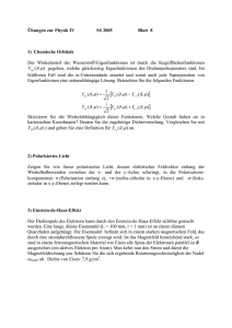 Physik IV – Atomphysik/Umweltphysik (WS 2004)