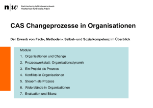 CAS Changeprozesse in Organisationen