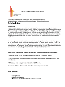 Verbundkrankenhaus Bernkastel / Wittlich: Schilddrüse