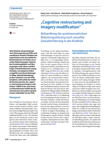 Cognitive restructuring and imagery modification - 文献云下载