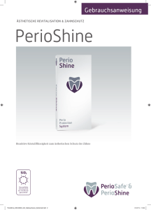 Perio Shine Gebrauchsanweisung