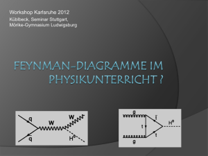 Feynman-Diagramme im Oberstufenunterricht?