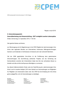Einladung anzeigen - CPEM Consulting GmbH