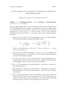 Extrablatt 12. - Institut für Theoretische Physik