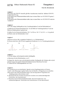 HTW Höhere Mathematik Master KI Übungsblatt 2
