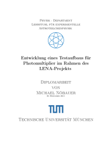 Diplomarbeit von Michael Nöbauer Technische Universität