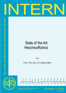 State of the Art Herzinsuffizienz State of the Art Herzinsuffizienz