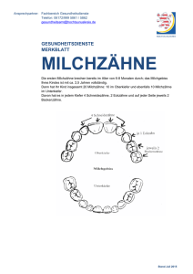milchzähne - Hochtaunuskreis