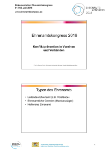 Ehrenamtskongress 2016