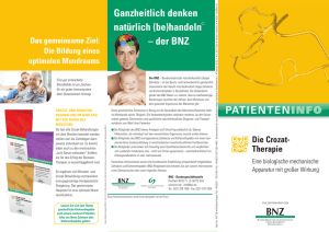Die Crozat-Therapie - BNZ - Bundesverband der naturheilkundlich