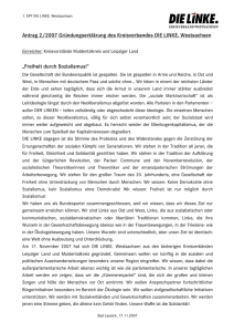 Antrag 2/2007 Gründungserklärung des Kreisverbandes DIE LINKE