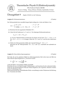 Theoretische Physik II (Elektrodynamik) - Physik