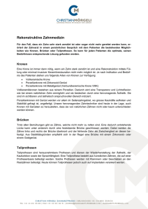 Ausführliche Informationen als PDF (Kronen | Brücken | Teilprothesen)