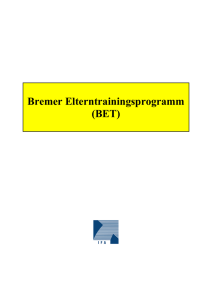 Bremer Elterntrainingsprogramm (BET)