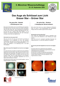 Grüner Star - Münchner Wissenschaftstage