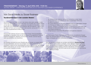 Von Social Media zu Social Business