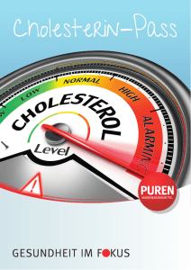 Cholesterin-Pass