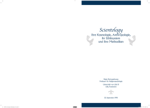 Scientology, ihre Kosmologie, Anthropologie, ihr Ethiksystem und