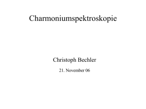 Charmoniumspektroskopie