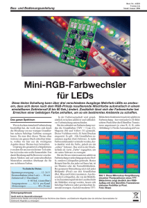 Mini-RGB-Farbwechsler für LEDs