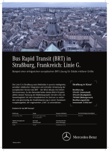 Bus Rapid Transit (BRT) in Straßburg, Frankreich - Mercedes-Benz