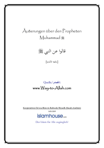 Äusserungen über Muhammad
