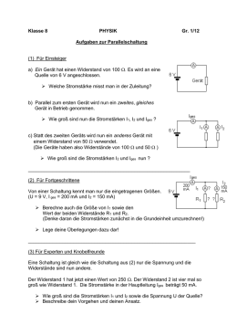 2. Hausübung Einführung In Die Elektrotechnik