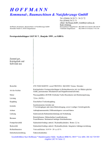 Hoffmann Kommunal-, Baumaschinen und Nutzfahrzeuge GmbH