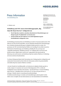 17.10.2016 - Pressemeldung - Heidelberger Druckmaschinen AG