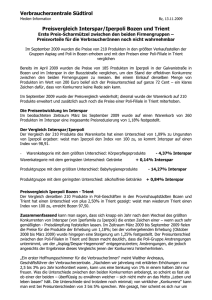 Presse - Information - Verbraucherzentrale Südtirol