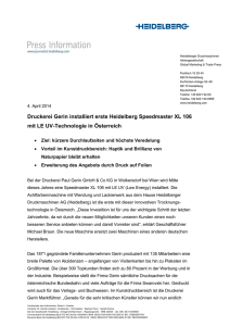 04.04.2014 - Pressemeldung - Heidelberger Druckmaschinen AG