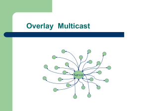 Overlay Multicast