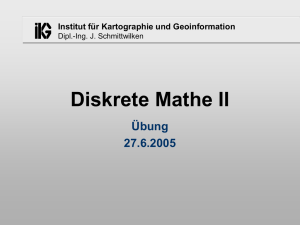 Kein Folientitel - Institute of Cartography and Geoinformation