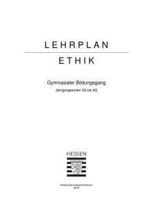 Lehrplan Gymnasium 8 Ethik (PDF / 227 KB)