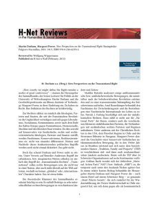 M. Durham ua (Hrsg.): New Perspectives on the - H-Net