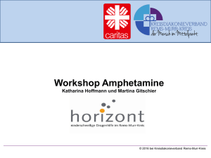 Workshop Amphetamine - Drogenhilfe Horizont