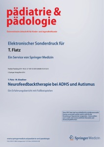 Neurofeedbacktherapie bei ADHS und Autismus