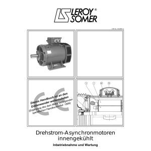 Drehstrom-Asynchronmotoren innengekühlt