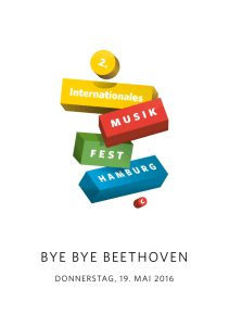 bye bye beethoven - Internationales Musikfest Hamburg