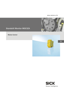 Standstill Monitor MOC3ZA