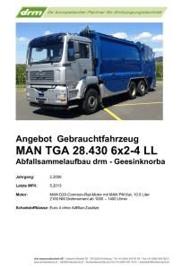 Angebot Gebrauchtfahrzeug MAN TGA 28.430 6x2