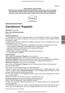 Carotinora® Kapseln - Shop