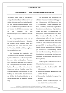 Arbeitsblatt 107 Intersexualität - Die Anselm-von
