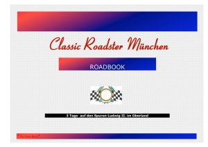 Roadbook als PDF. - Classic Roadster München