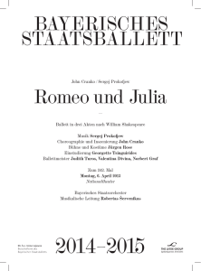 Romeo und Julia BayeRisches staatsBallett