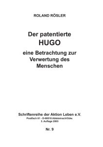 Der patentierte Hugo