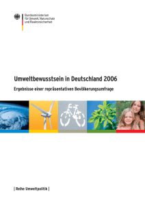 Umweltbewusstsein 2006